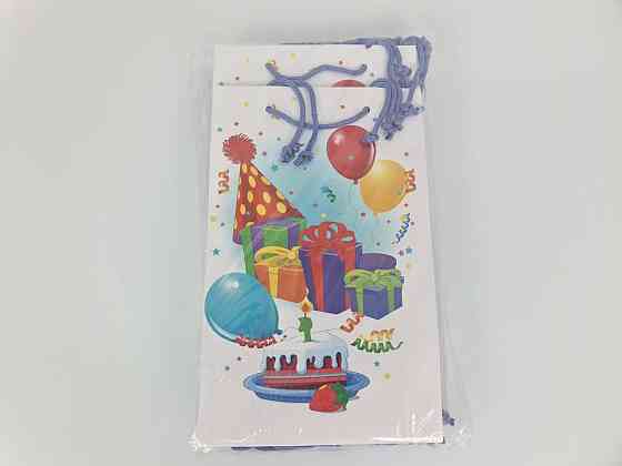 Паперовий пакет подарунковий Середній 17/26/8 (артSV-062) (12 шт.) Харків