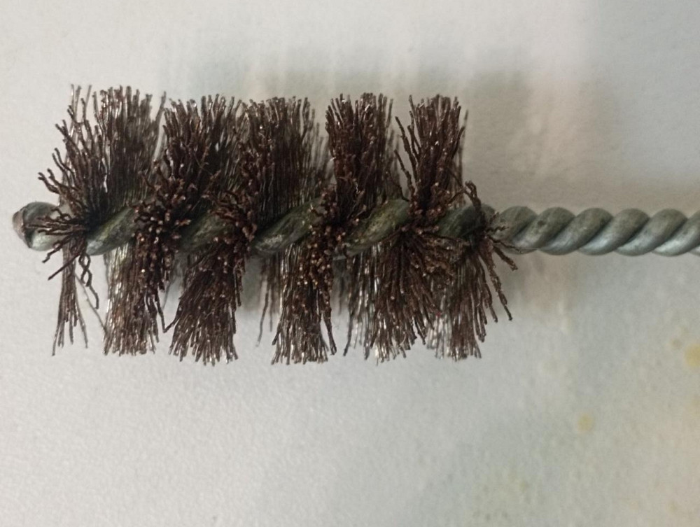 Йоржик дротяний жорсткий N522 з дерев'яною ручкою загальною довжиною 160мм довжиною йоржика 30мм діаметром 22мм 22 Киев - изображение 2