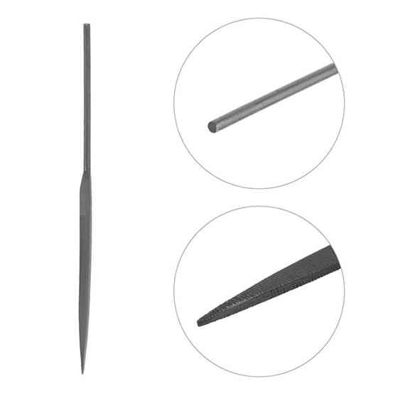 Набір надфілів, 10 шт., 140 мм, без ручок INTERTOOL HT-3707 Київ