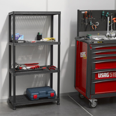 Стеллаж Toomax 4 полки cm. 71x35x138h black (5138) Вінниця - фото 3