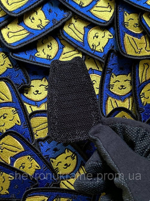 Шеврон милие котики (Форма контурна. На липучке) Размер 8x5см Киев - изображение 7