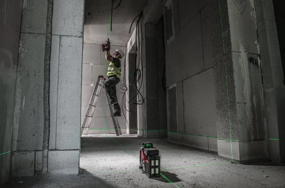 Нівелір 3D лазерний акумуляторний MILWAUKEE, M12 3PL-0C (360 градусів, зел ный луч) (каркас, аксесуари, кейс) Одеса - фото 10