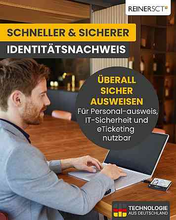 Считыватель смарт-карт cyberJack RFID USB 2.0 для eID nPA BSI-сертифицированный с подсветкой Киев