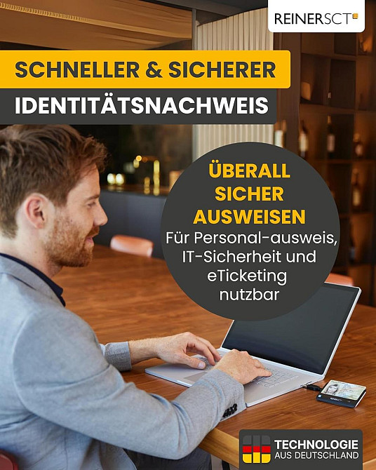 Считыватель смарт-карт cyberJack RFID USB 2.0 для eID nPA BSI-сертифицированный с подсветкой Киев - изображение 5