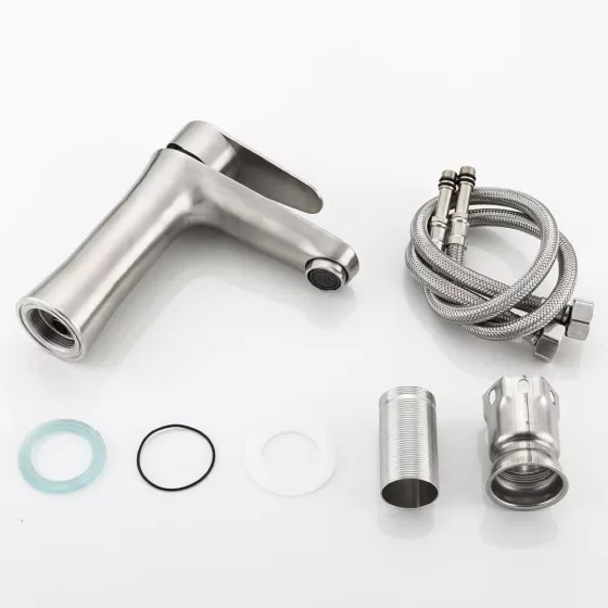 Смеситель для умывальника Frap F1048 сатин Киев