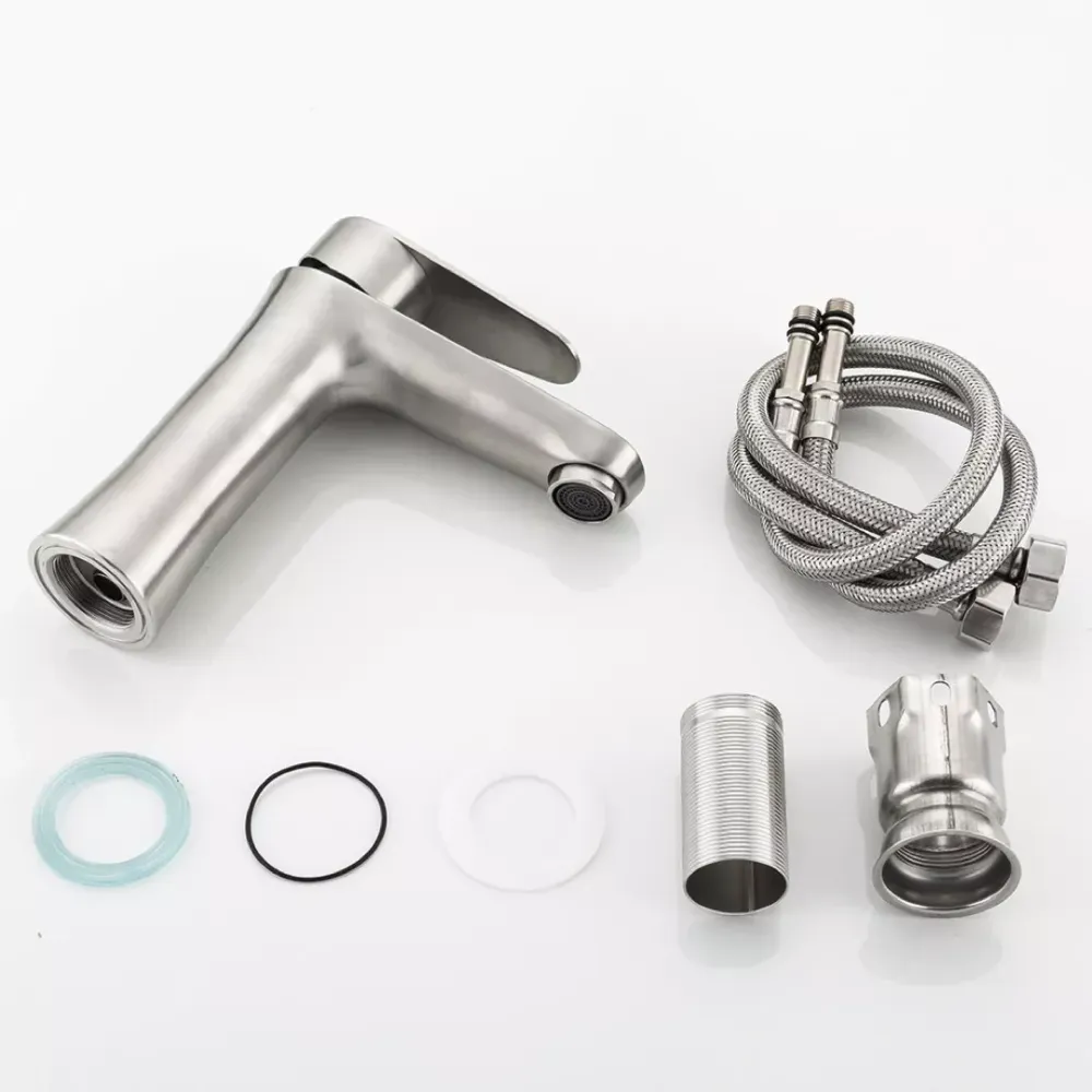 Смеситель для умывальника Frap F1048 сатин Киев - изображение 5