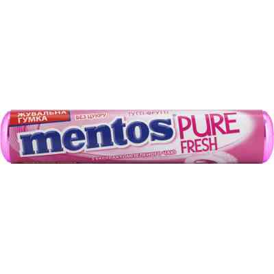 Жувальна гумка Mentos Pure Fresh со вкусом Тутти-Фрутти 15.57 г (8935001725404) Вінниця