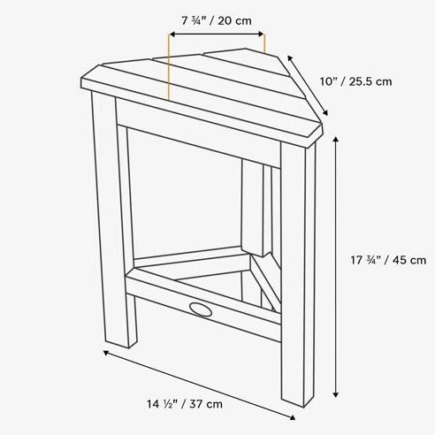 Табурет для ванной 