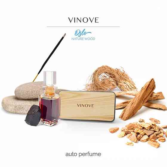 Ароматизатор для автомобиля VINOVE Oslo V10-13 — древесный аромат Nature Wood | Сандал, ветивер, ладан и благородная смола Ковель