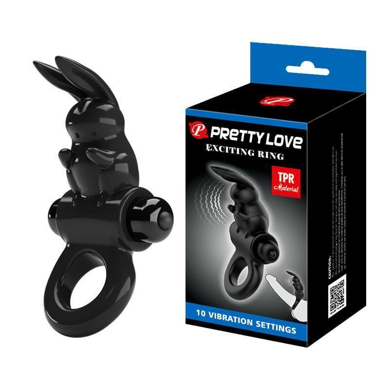 Ерекційне вібро-кільце PRETTY LOVE - EXCITING RING, 10 режимів вібрації Sex Aura Київ - фото 10