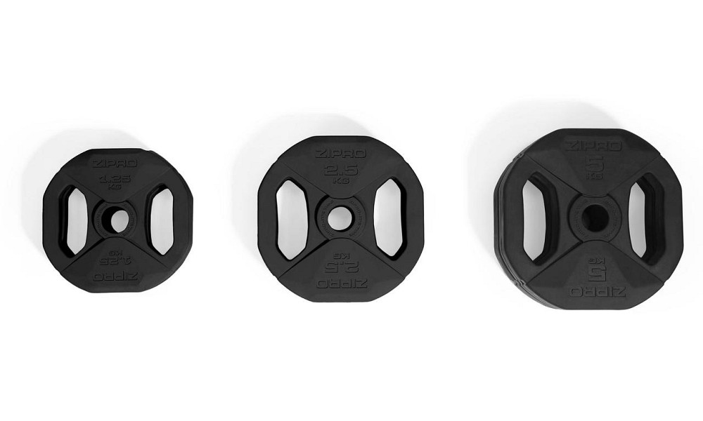 Штанга Body Pump Black Zipro с комплектом отягощений 20 кг Киев - изображение 2