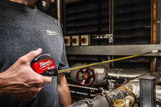 Рулетка магнітна MAGNETIC MILWAUKEE (Gen4), (полотно 30мм), 8м/26ft Одеса