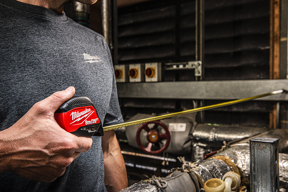 Рулетка магнітна MAGNETIC MILWAUKEE (Gen4), (полотно 30мм), 8м/26ft Одеса - фото 4