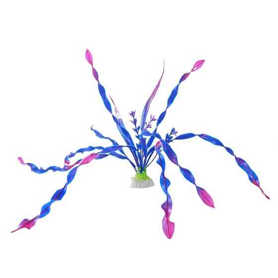Штучні рослини для акваріума 30 см фіолетовий Київ