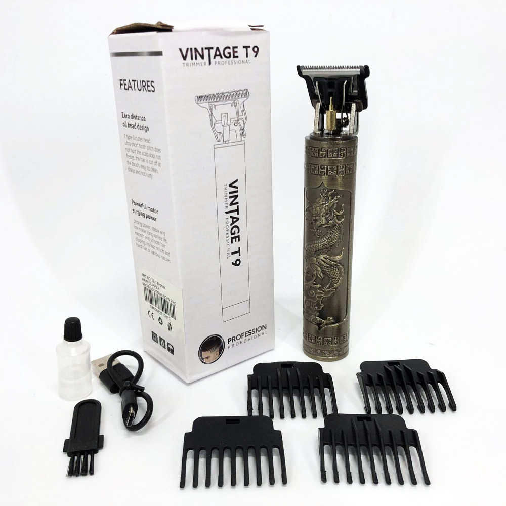 Малошумная машинка для стрижки волос Vintage, Многофункциональный триммер для стрижки волос и тела BG-59 Львов - изображение 10
