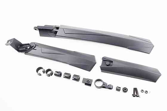 Крила пластмасові 24-26" MTB швидкознімні, чорні PM-32 Київ