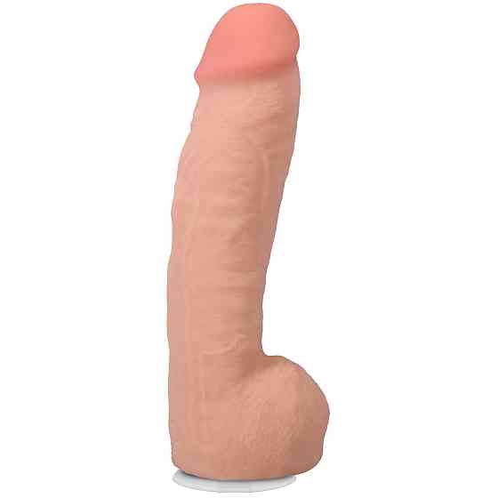 Фалоімітатор Doc Johnson The Realistic Cock ULTRASKYN - 12 Inch Hung with Balls Vanilla Sex Aura Київ