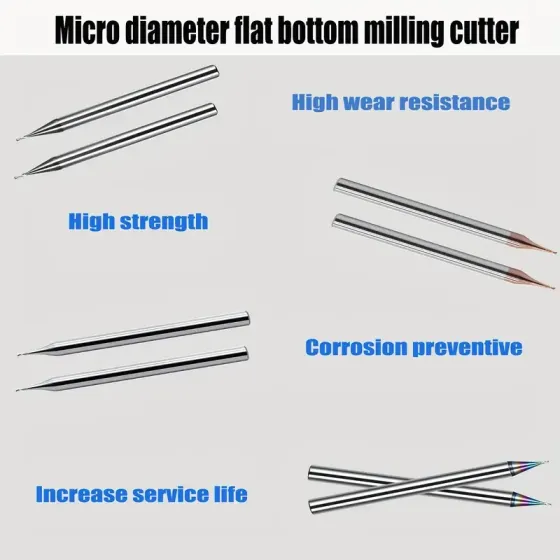 Фреза по металлу MZG 2x4x50мм твердосплавная Киев