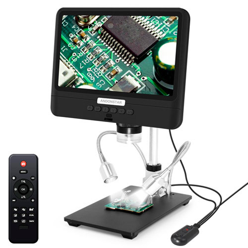 Мікроскоп цифровий на штативі з ДК, 8.5 РК 2200мАг MicroSD 2Мп 5-260X, AD208 Вінниця - фото 1