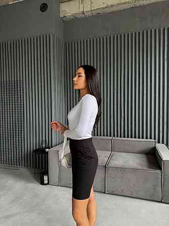 Женский базовый джемпер с вырезом микродайвинг Одесса