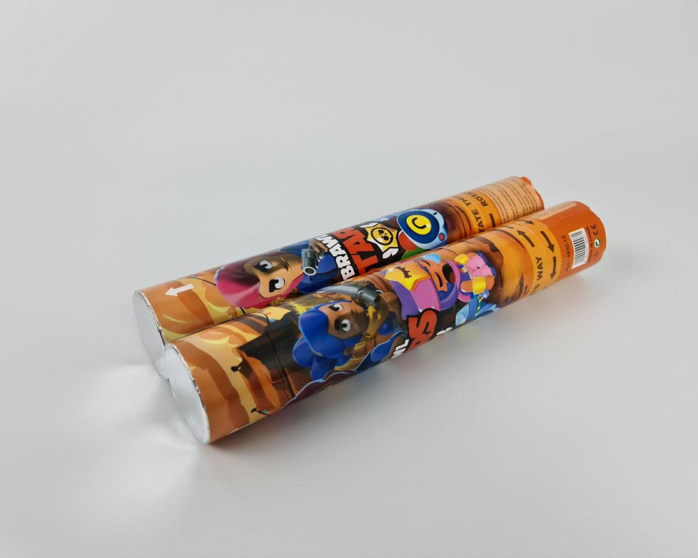 Хлопушка пневматическая Бравл Старс, длина 30 см 4830-18 (1 пачка) Харьков - изображение 4