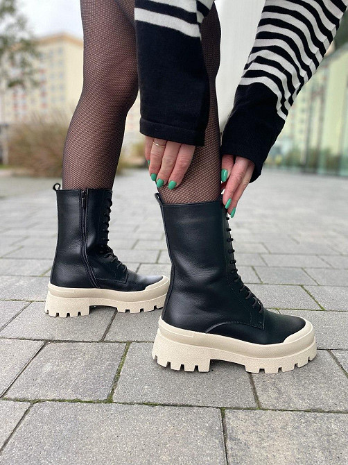 Ditas Черевики жіночі DITAS VS-302N чорні (зима, шкіра натуральна) (5311) 38р.39р.40р. 40 Коломия - фото 1