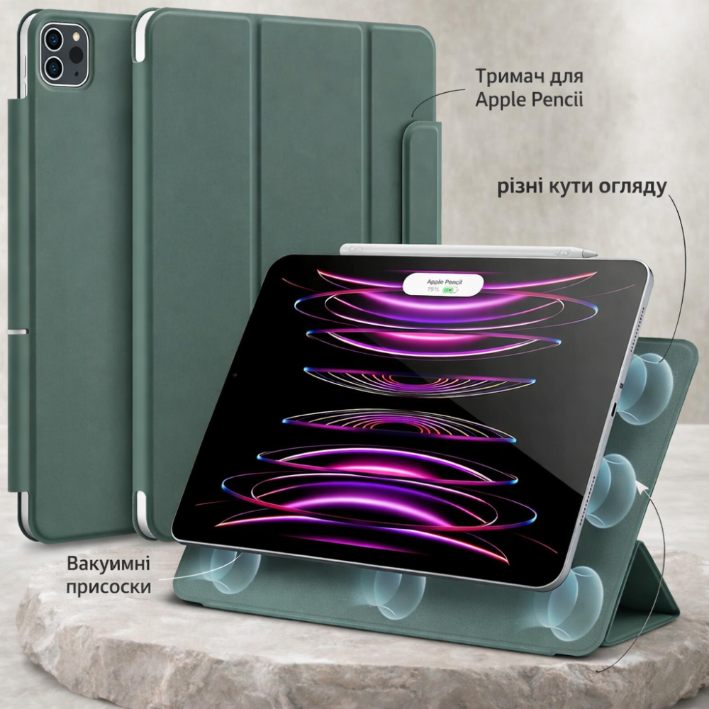 Чехол ESR для iPad Pro 12.9 дюймов (2022/2021/2020, 6-е/5-е/4-е поколение) Forest Green Киев - изображение 1