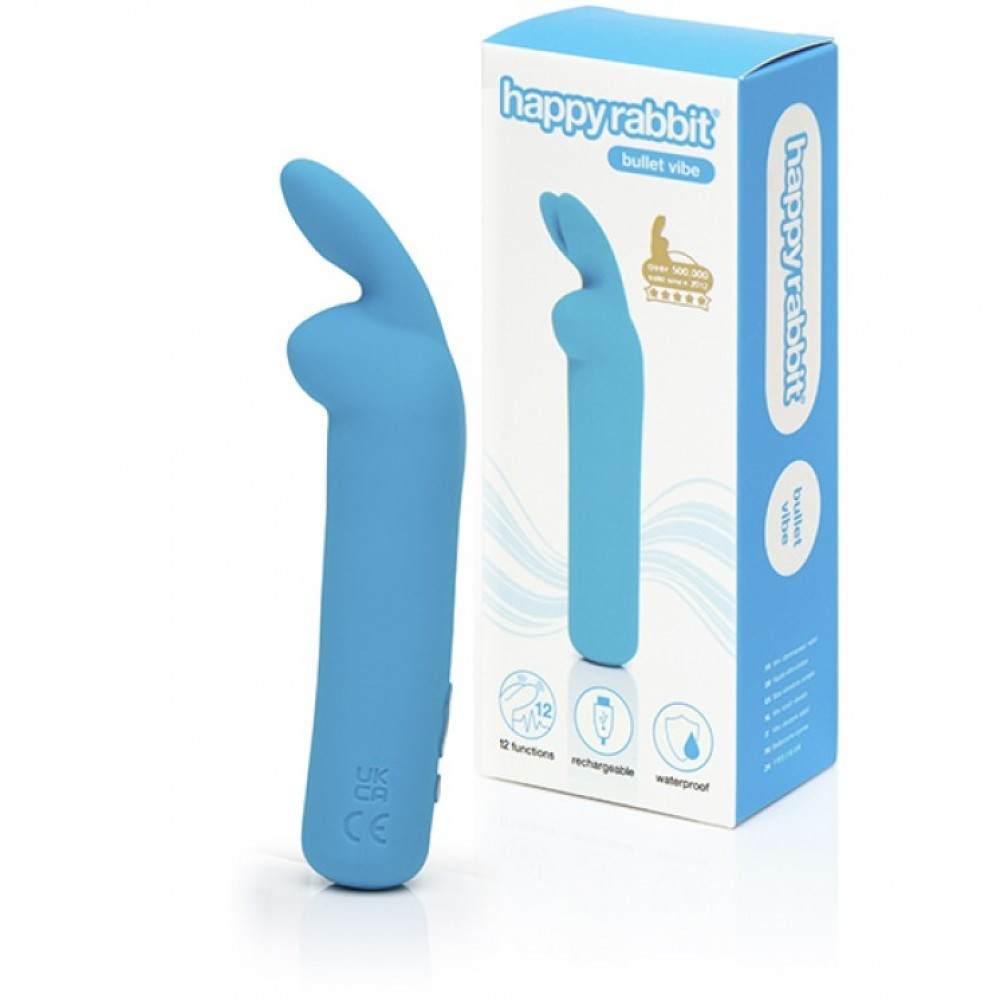 Віброкуля Happy Rabbit Bullet Blue Sex Aura Київ - фото 2