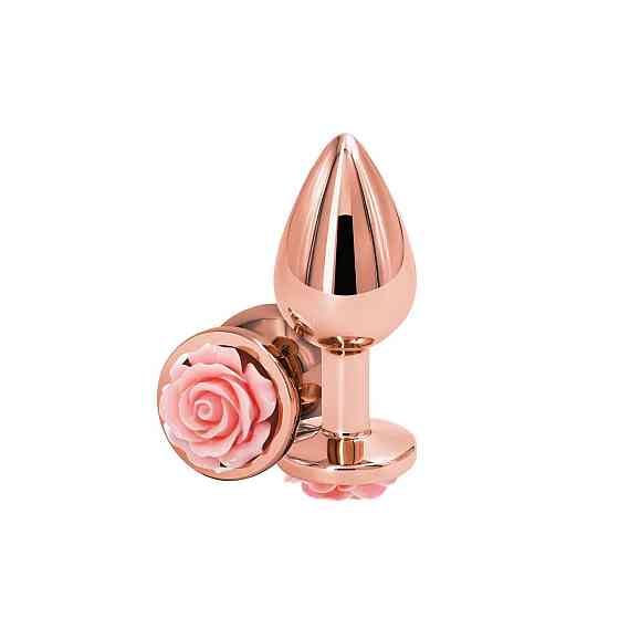 Анальна пробка NS Novelties Rear Assets — Rose — Medium — Pink Sex Aura Київ