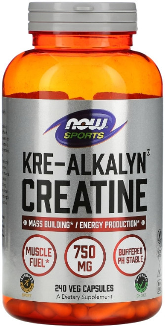 Креатин Now Foods Sports Kre-Alkalyn Creatine 750 мг 240 вег капс Киев - изображение 1