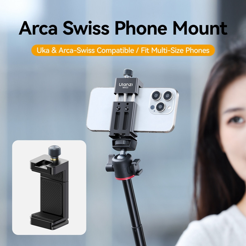 Тримач для телефону Ulanzi MA33 Phone Holder Black Одеса - фото 16
