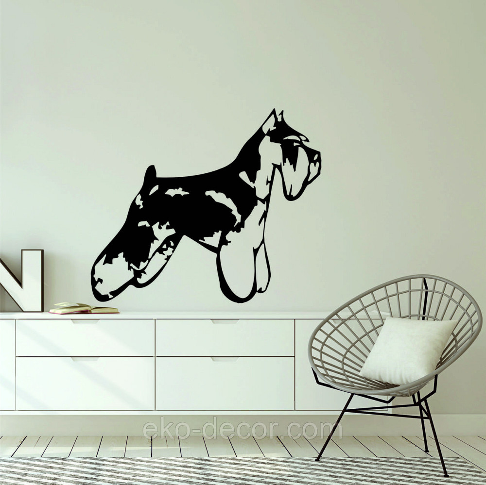 Декоративне настінне Панно «Шнауцер», Декор на стіну Київ - фото 5