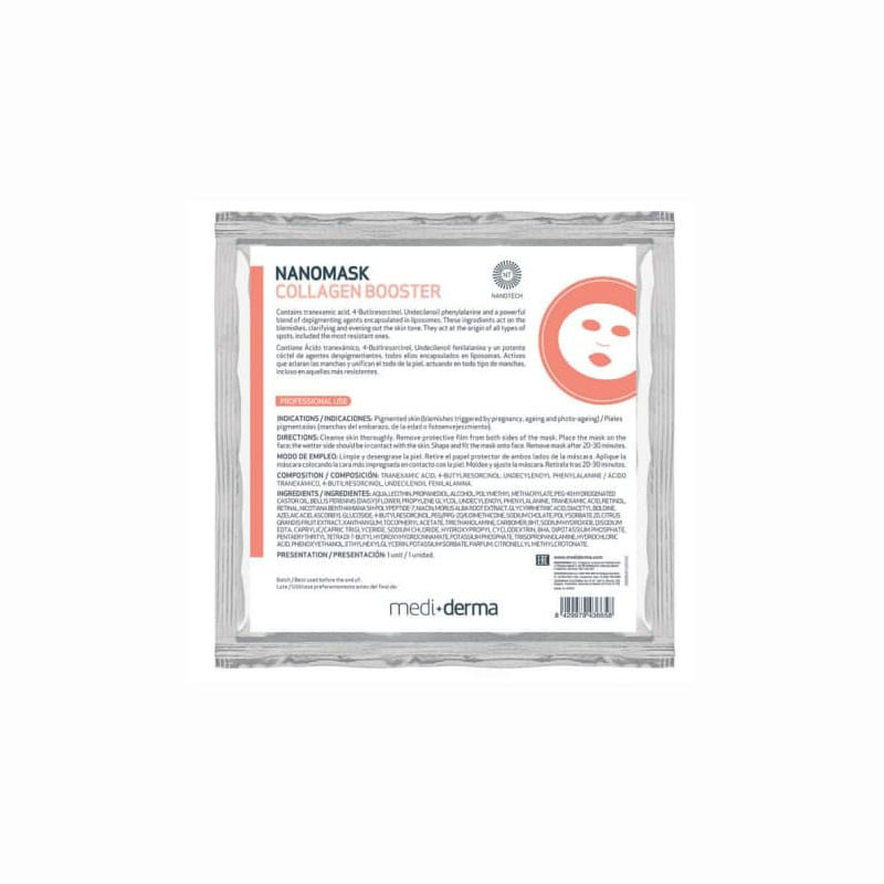 Біоцелюлозна маска Medi+derma NANOMASK collagen booster 1 шт Дніпро - фото 1