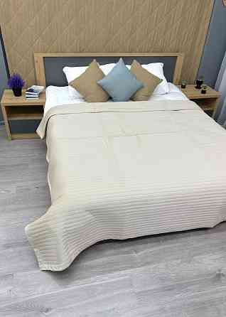 Покрывало велюровое King Size 220х240 см цвет бежевый (85-213) Киев