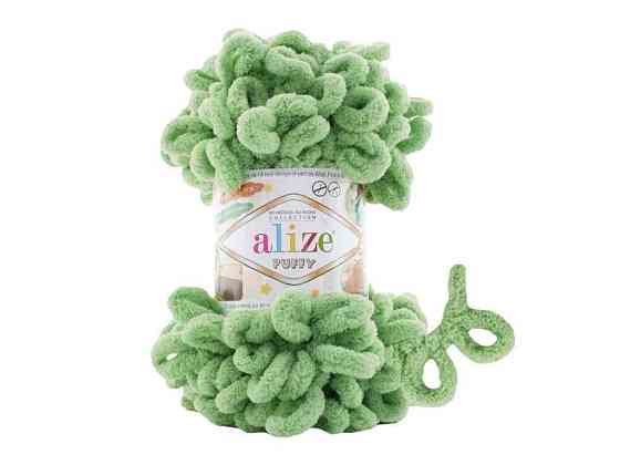 Пряжа Puffy 103 5шт/уп 100% Микрополиэстер 100г 9,2м ТМ ALIZE Киев
