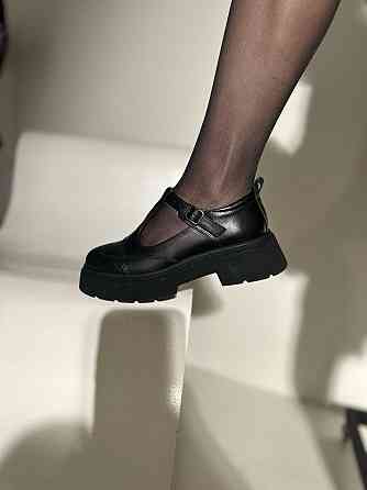 Olli Лоферы женские OLLI черные из натуральной кожи размер 36-40 (Т-40-Астра) Коломыя