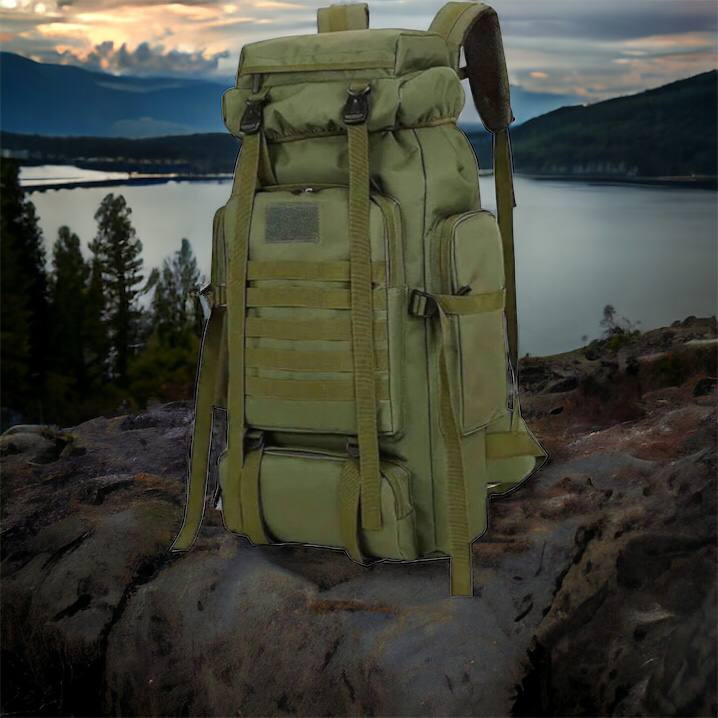 Военныйторг рюкзак 70л, Тактическая сумка для военных ЗСУ, Военный рюкзак для прогулок ЗСУ AF-31 Львов - изображение 1