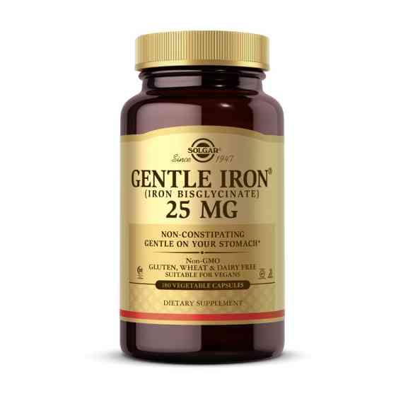 Gentle Iron 25 mg (iron bisglycinate) (180 veg caps) Луцк