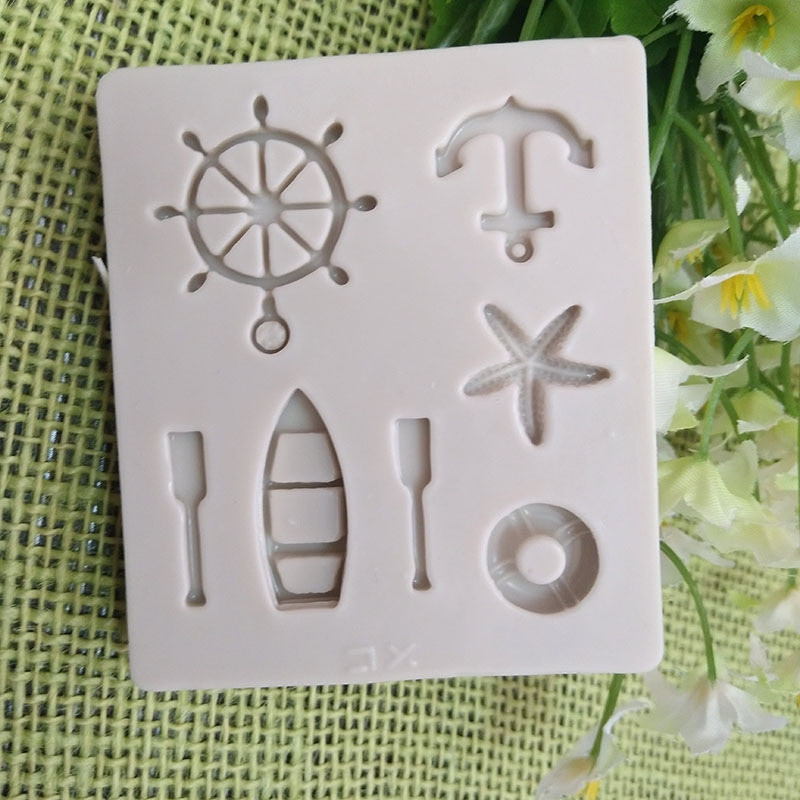 Молд кондитерський Морський 7 на 6 см сірий Київ - фото 4