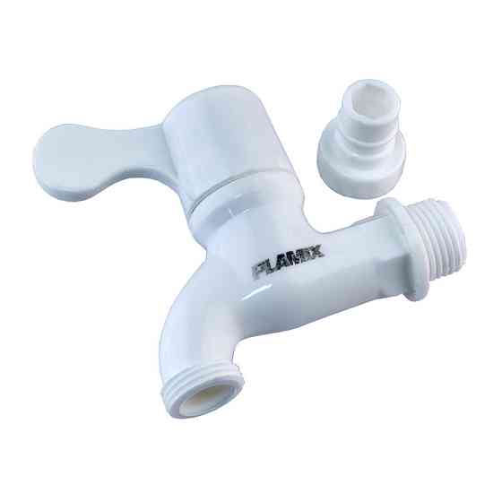Кран для холодной воды PVC (White) Plamix PVS-1/2