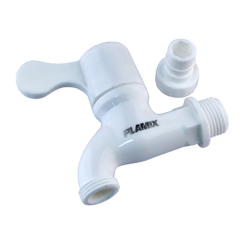 Кран для холодной воды PVC (White) Plamix PVS-1/2