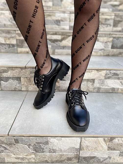 ЭФА Туфлі жіночі EFA T29 чорні (весна-осінь, шкіра натуральна) (3165) Коломыя - изображение 6