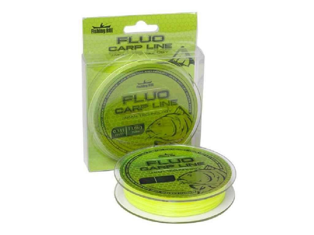 Лiска d=0,370 15.8kg 350м Fluoro Carp Line 152-6-370 ТМ FISHING ROI Київ - фото 1