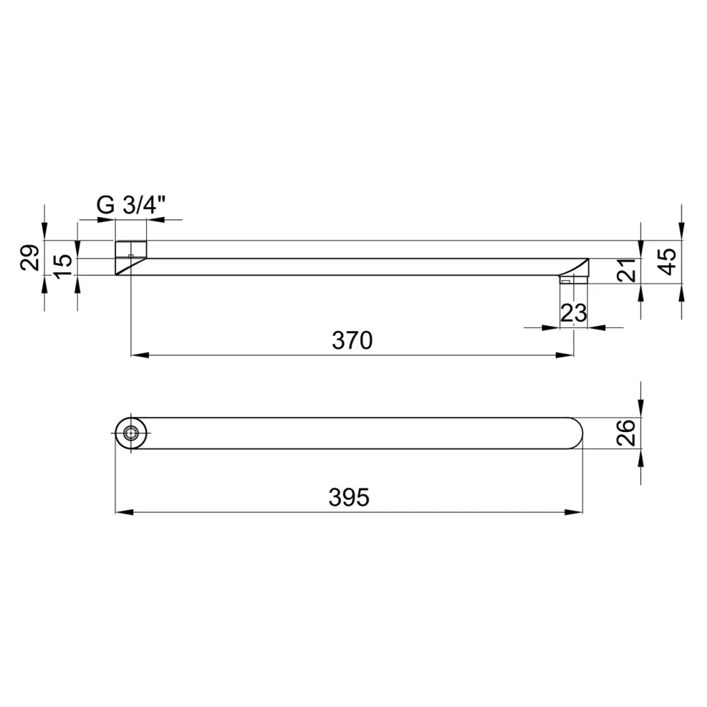 Излив для смесителя Lidz Niagara 400 40 см LDNIA400CRM25835 Chrome Киев - изображение 4