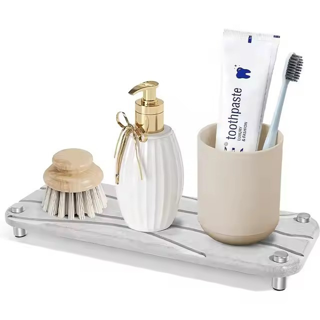 Подставка универсальная для раковины в ванную комнату,кухню,гостиную,каменная из диатомита светло-серая Каменец-Подольский - изображение 8