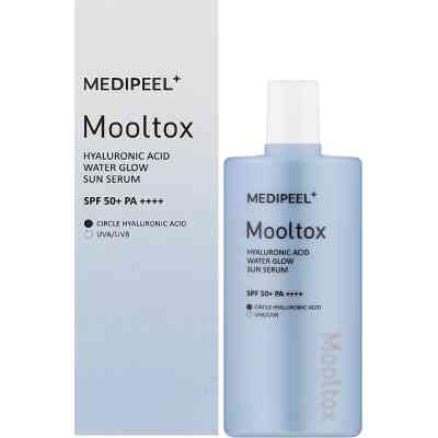 Засіб від засмаги Medi-Peel Hyaluronic Acid Mooltox Water Glow Sun Serum SPF 50+ PA++++ 52 мл (8809941822182) Вінниця