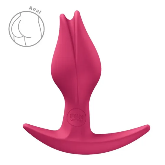 Анальна пробка Fun Factory BOOTIE FEM Raspberry, у вигляді бутона, діаметр 2,9 см, тонкий обмежувач Львів