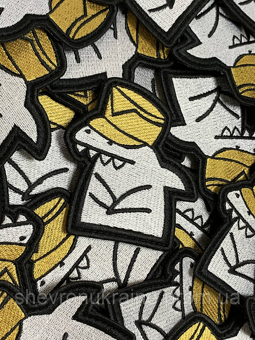 Шеврон Флорк акула (Форма контурна. На липучці) Розмір 8x7.5см Київ - фото 3