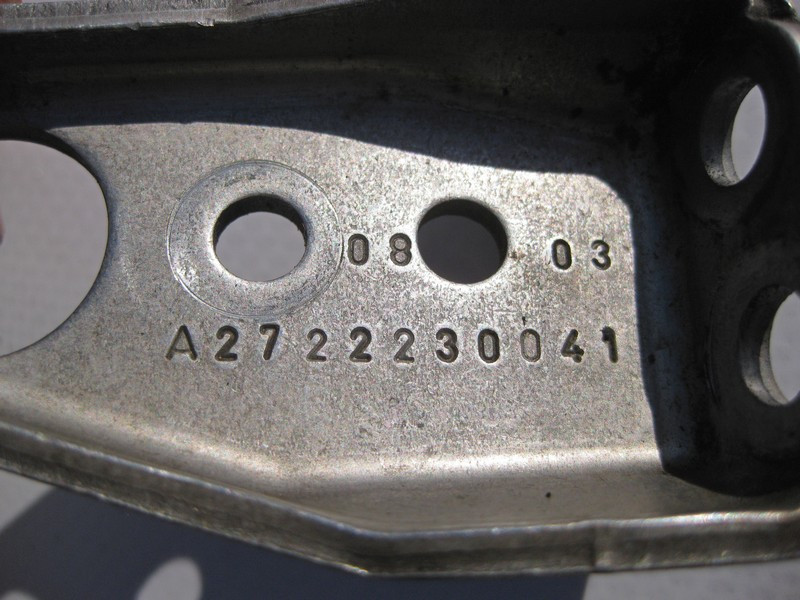 Mercedes-Benz  A2722230041 Кронштейн - вуха задня двигуна M272 V6 2.5 3.0 3.5л M273 V8 4.6 5.5л M152 Одеса - фото 3