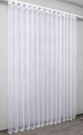 Тюль VR-Textil н101 Шифон однотонний Білий 300х285 см (41-087) Київ